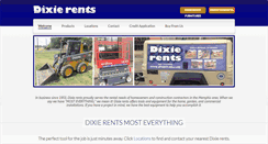 Desktop Screenshot of dixierents.com